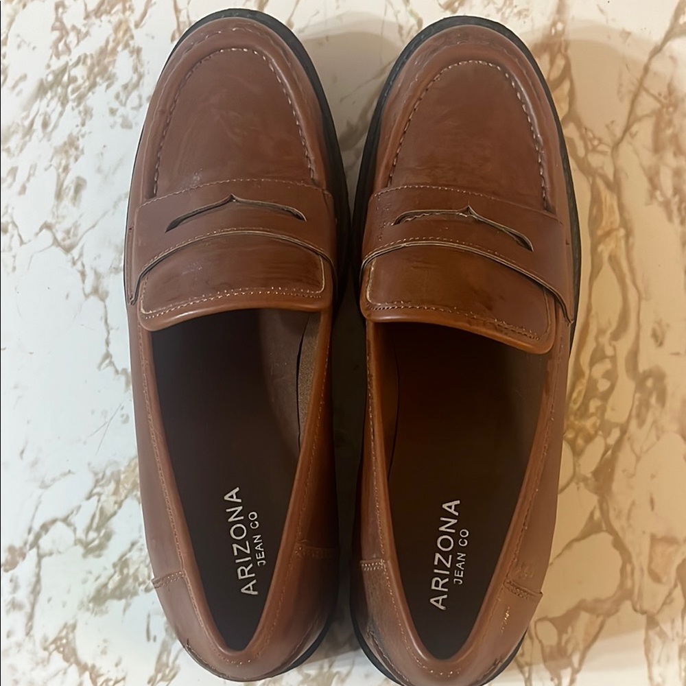 Arizona Jean Company Brown Penny Loafers